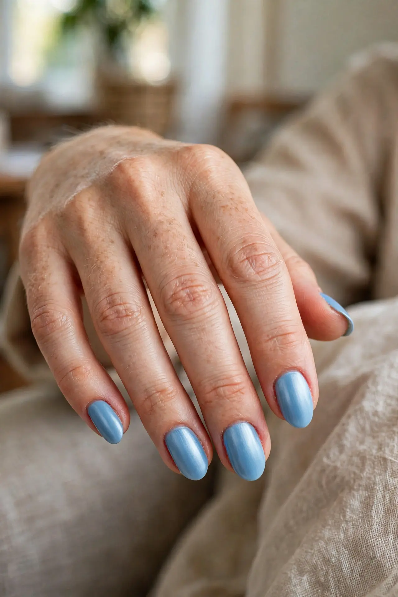 Sky Blue Satin