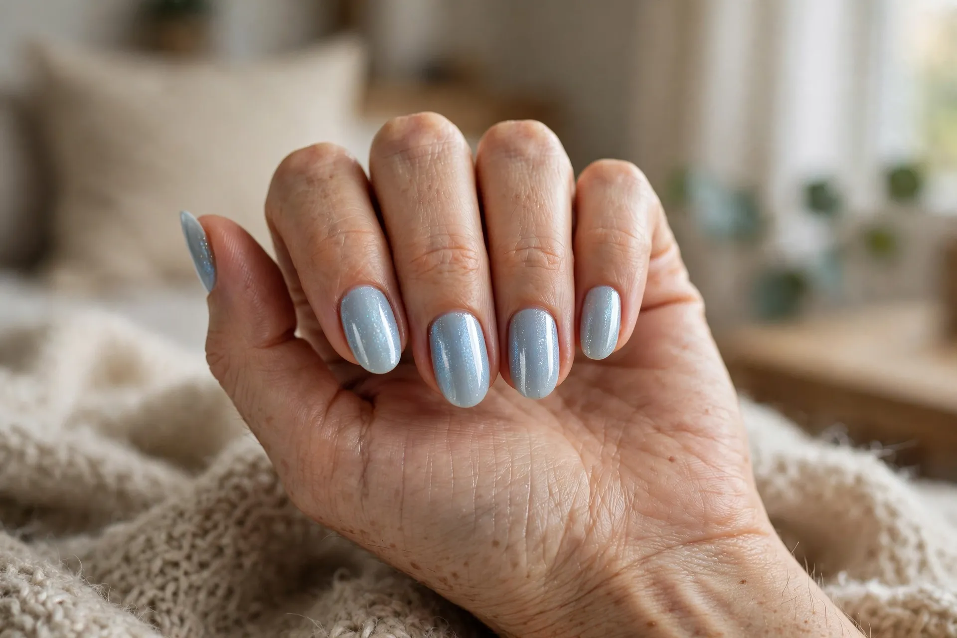 Pale Blue Shimmer