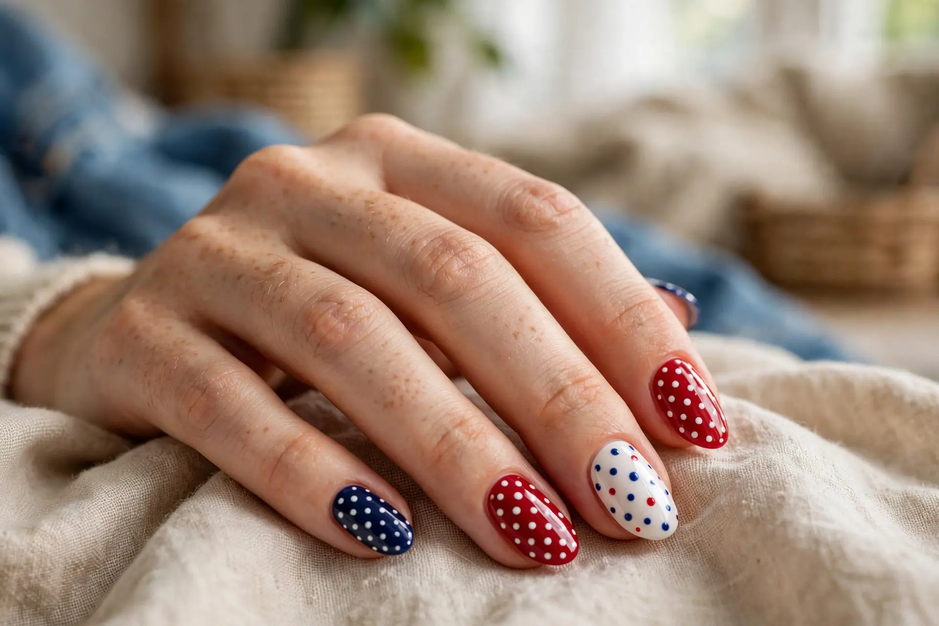 Patriotic Polka Dots