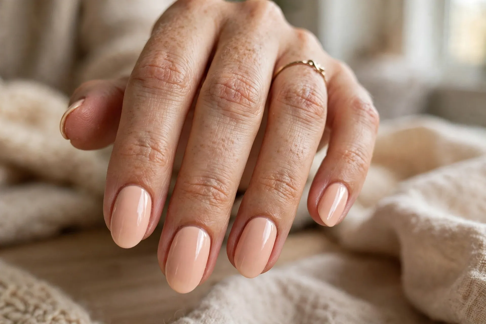 Pale Peach Warmth