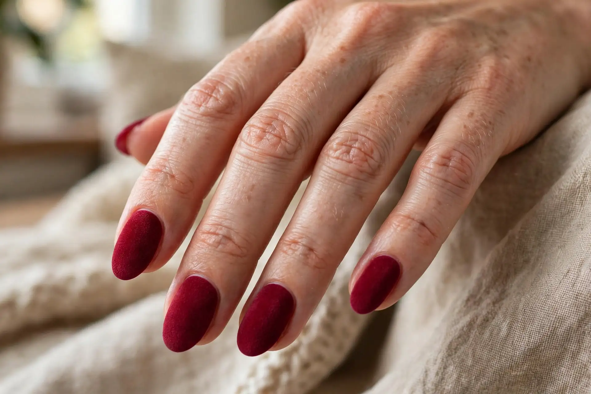 Ruby Suede Finish