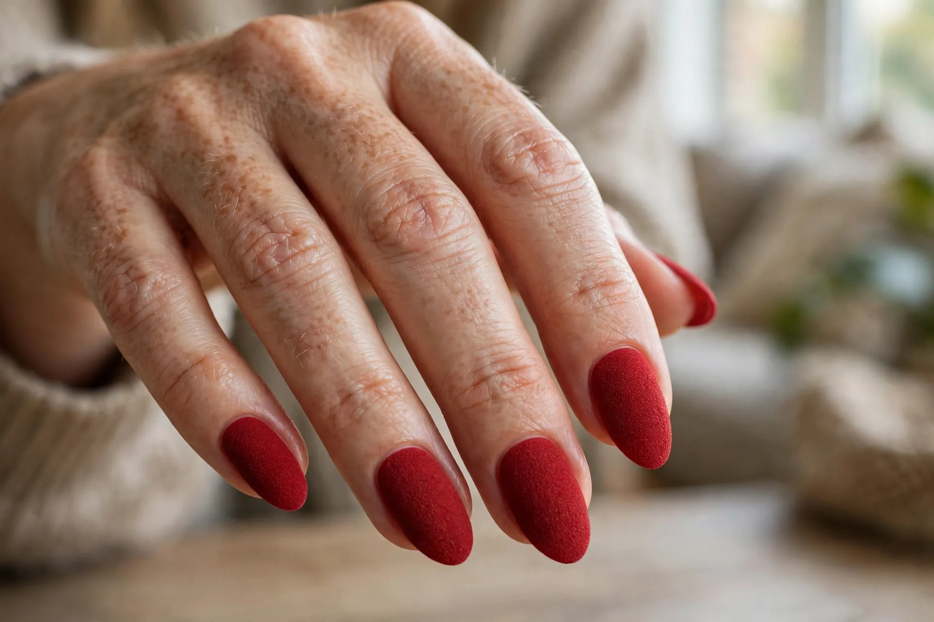 Velvet Sand Matte Red