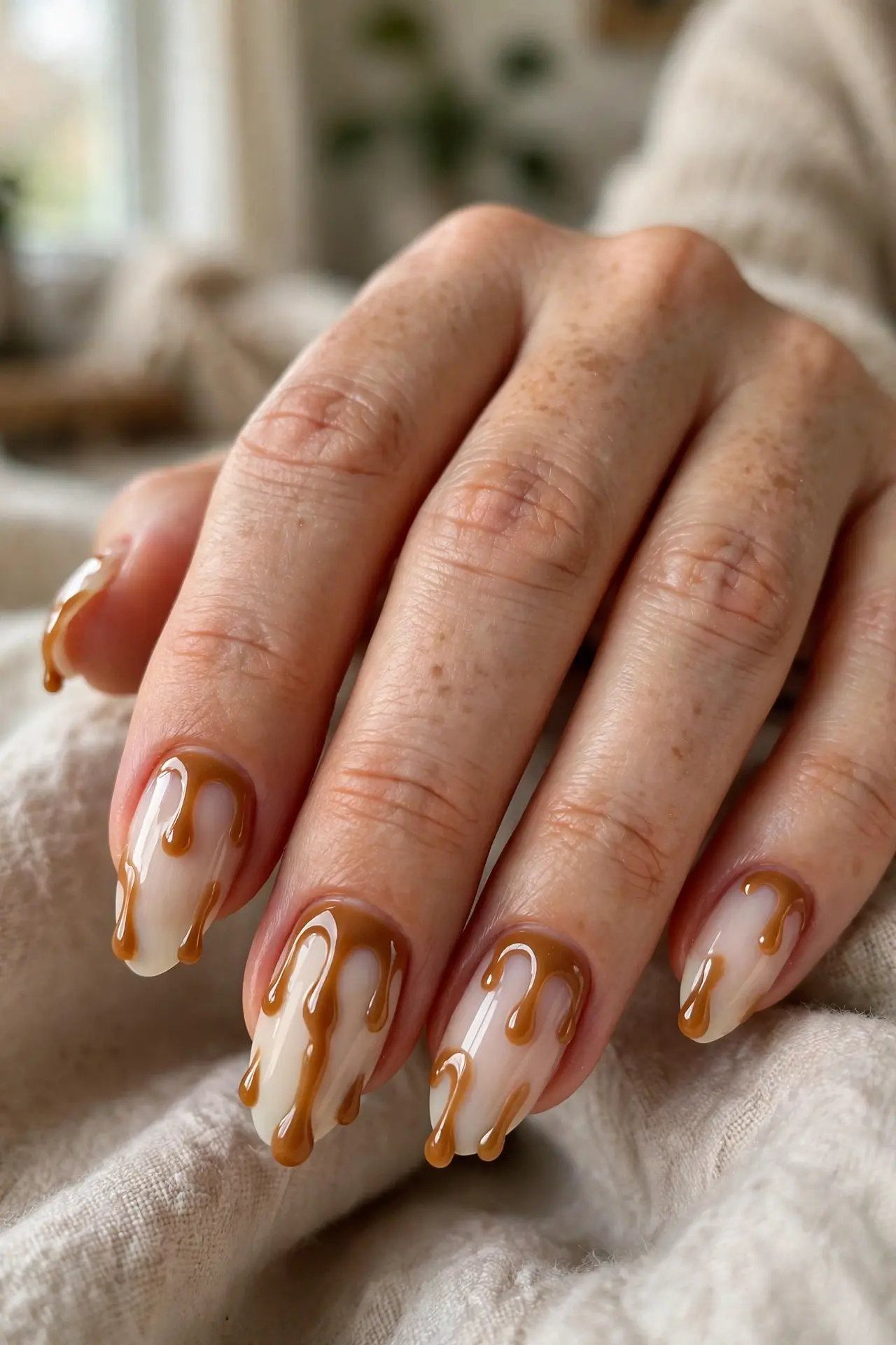 Milky Caramel Drip