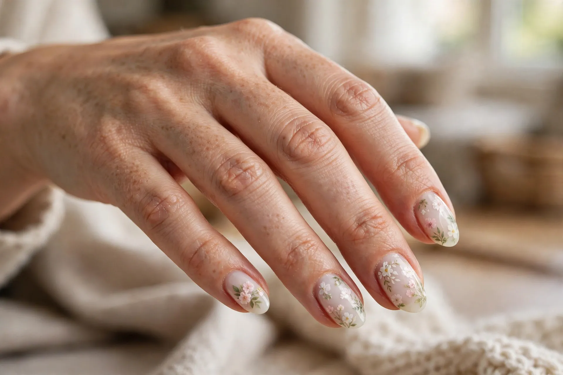 Milky Floral Details